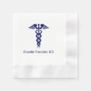 Search for doctor napkins Caduceus