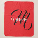 Search for monogram blankets Typography