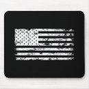 Search for american flag mousepads Black