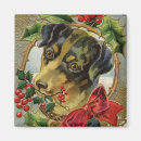 Search for vintage puppy magnets Dachshund