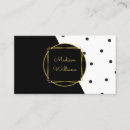 Search for polka dot business cards stylish