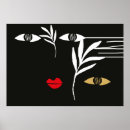 Search for abstract face posters Blue