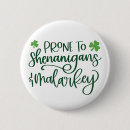 Search for funny paddy badges Green