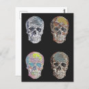 Search for skull illustration postcards Dia de los muertos