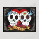 Search for skull save the dates Heart