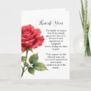 Search for in loving memory red roses cards Death