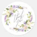 Search for lavender floral thank you stickers Calligraphy
