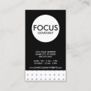 Search for focus business cards Professional