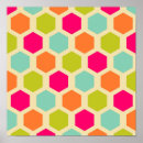 Search for hexagons posters Geometric