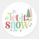 Search for let it snow stickers Pink
