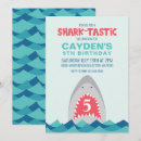 Search for shark bite invitations Blue