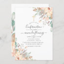 Search for girls confirmation invitations Floral