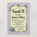 Search for tea sweet 16 invitations Wonderland