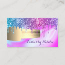 Search for unicorn business cards Makeup artist