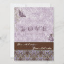 Search for lavender lace wedding invitations Lilac