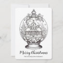 Search for winter snow globe christmas cards Illustration