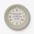Search for adventure baby shower plates Gender neutral