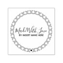 Search for circle business stationery Made with love