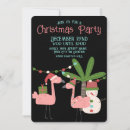 Search for flamingo christmas invitations Pink flamingos