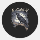 Search for crow designs stickers F caw f