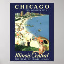 Search for vintage style travel posters Chicago
