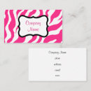 Search for pink zebra business cards Bakery