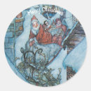 Search for sleigh reindeer stickers Vintage