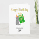 Search for boxing birthday cards Cute cat