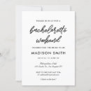 Search for girls night out hens party invitations Black and white