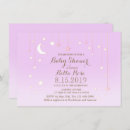 Search for purple moon baby shower invitations Stars
