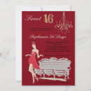 Search for victorian sweet 16 invitations Sixteen