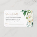 Search for white gold baby shower invitations Diaper raffle