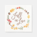 Search for love napkins Fall in love