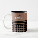 Search for houndstooth mugs Initial