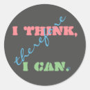 Search for think positive stickers Quote