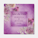 Search for purple save the date magnets Flowers