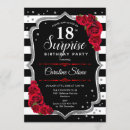 Search for red 18th birthday invitations Surprise party