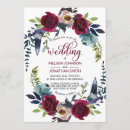 Search for burgundy and navy blue wedding invitations Marsala
