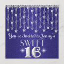 Search for bling sweet 16 invitations Girls