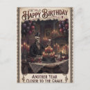 Search for dark humor birthday cards Skeleton