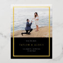 Search for gold frame invitations Black and gold