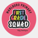 Search for name school grade stickers First day of school