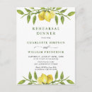 Search for postcard rehearsal dinner invitations Watercolor