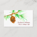 Search for pine tree business cards Botanical