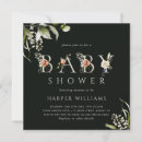 Search for watercolor floral baby shower invitations Greenery