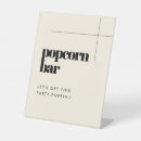 Search for popcorn bar wedding signs Elegant
