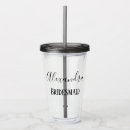 Search for plastic cups drinkware Bridesmaid