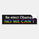 Search for re elect obama bumper stickers Campaign