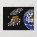 Search for separated postcards Space