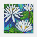 Search for water lily magnets Blue